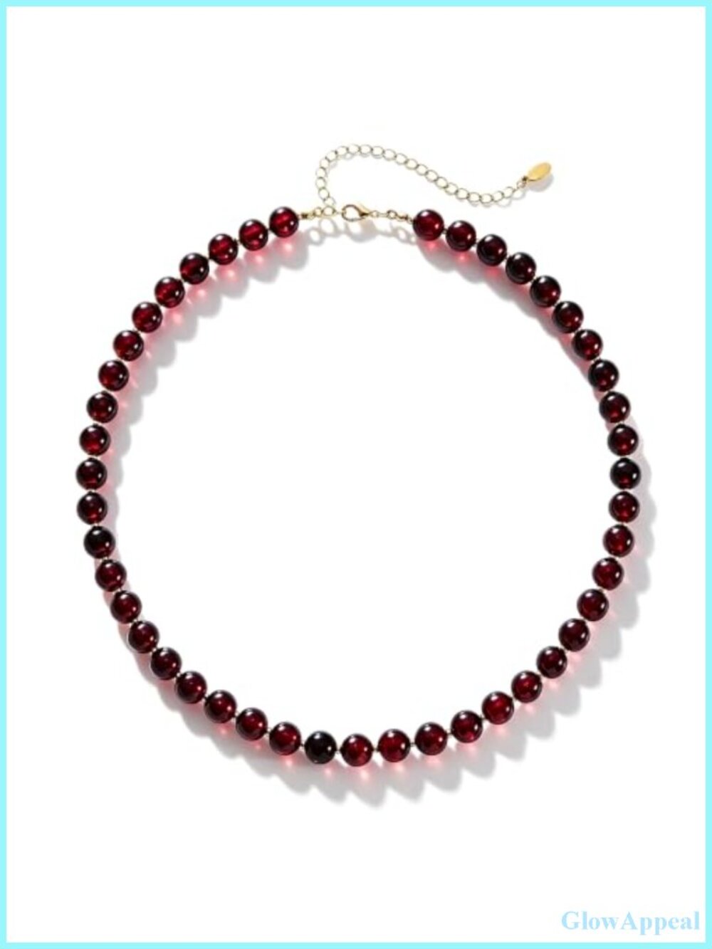 Chunky Beaded Necklace Women Acrylic Boho Layering Handmade